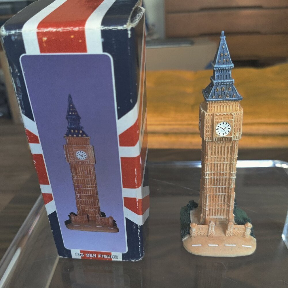 Big Ben U.K. souvenir statue hand painted resin,
